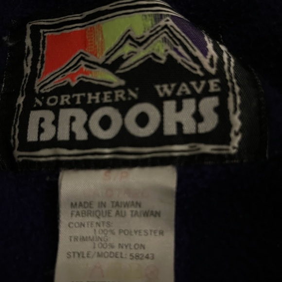 Brooks Multicolor Fleece Jacket - Picture 3 of 3